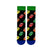 Rolling Tongue Patterned Black Socks