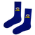  Purple Pringles Socks bring bold style and tasty vibes to your wardrobe. Featuring the iconic moustached logo on a vibrant purple 