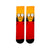  Simpson Funny Face socks inspired by classic animated characters. Featuring a bold yellow face, red shirt design, and quirky expression, 
