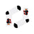  Skater Bear White Socks. Featuring a cool bear in shades and a skateboard graphic, 