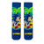 Sonic the Hedgehog Crew Socks! Featuring the legendary blue speedster in front of a tropical backdrop