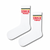 Stranger Things inspired socks! Designed with the iconic red show logo and retro stripes,