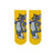 Tom the Cat Kids Socks, inspired by the beloved Tom &amp; Jerry duo! Featuring Tom in a playful stance on a vibrant yellow background
