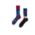  Wine Lover Socks, featuring a vibrant red wine bottle design paired with cheese, corks, and wine barrels