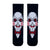 horror Puppet Face Socks – the ultimate pick for Halloween lovers and horror fans. Featuring a chilling puppet mask design with red swirls, piercing eyes, and a bold bow tie, 